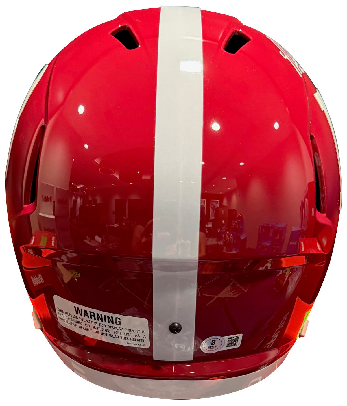 Nick Saban Autographed Alabama Crimson Tide Signed Football Full Size Replica Helmet Beckett Authenticated COA-Powers Sports Memorabilia