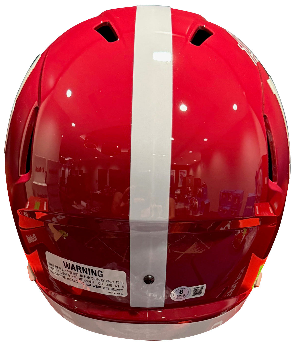 Nick Saban Autographed Alabama Crimson Tide Signed Football Full Size Replica Helmet Beckett Authenticated COA-Powers Sports Memorabilia