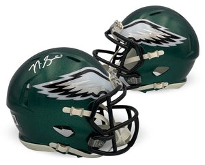 Nick Sirianni Autographed Philadelphia Eagles Signed Football Mini Helmet Super Bowl LIX Champs JSA COA-Powers Sports Memorabilia