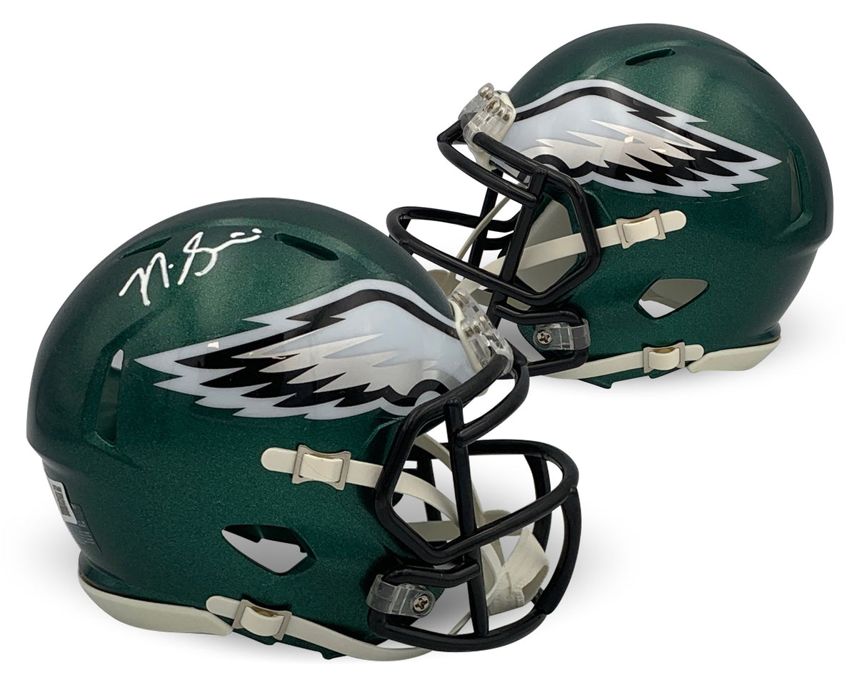 Nick Sirianni Autographed Philadelphia Eagles Signed Football Mini Helmet Super Bowl LIX Champs JSA COA