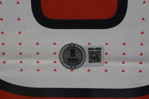 Bo Nix Autographed Denver Broncos Signed Nike Game Orange Football Framed Jersey Beckett Authenticated COA-Powers Sports Memorabilia