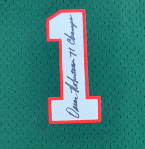 Oscar Robertson Autographed Milwaukee Bucks Signed Mitchell and Ness Basketball Jersey 1971 CHAMPS JSA COA-Powers Sports Memorabilia
