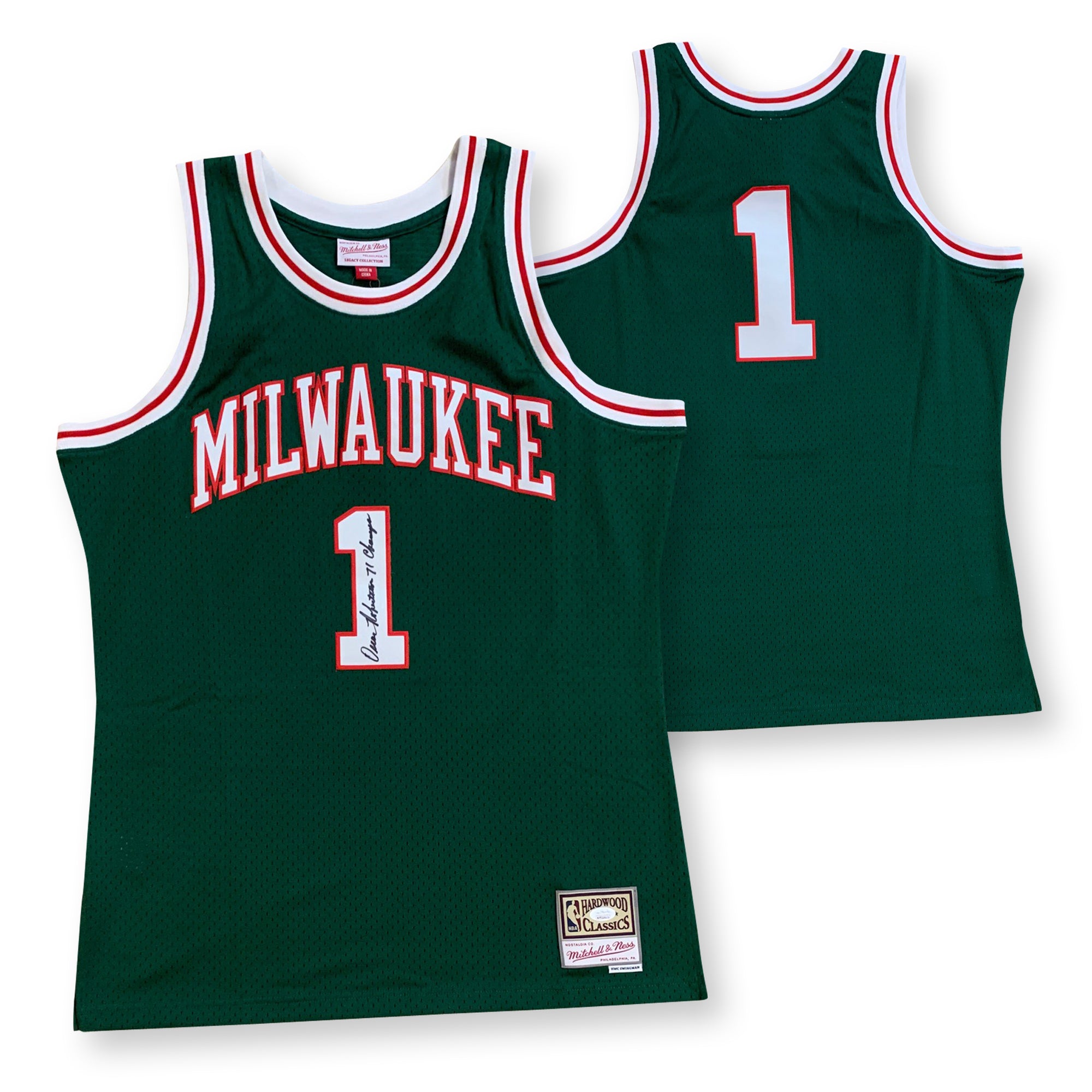 Souvenirs sportifs des Milwaukee Bucks