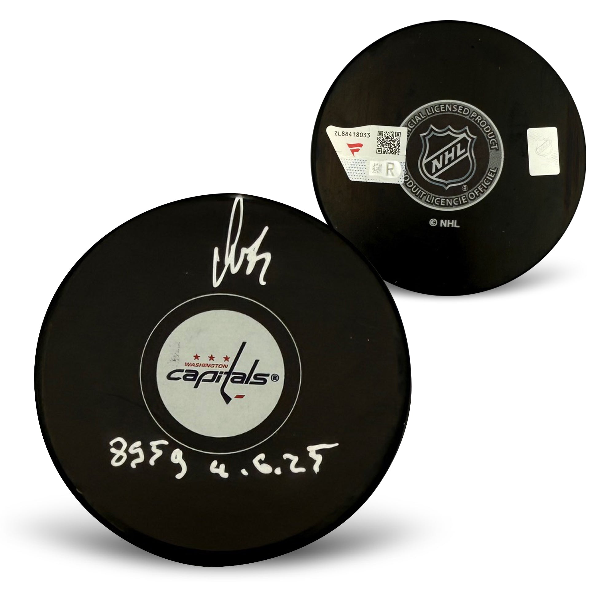 Signed Hockey Pucks