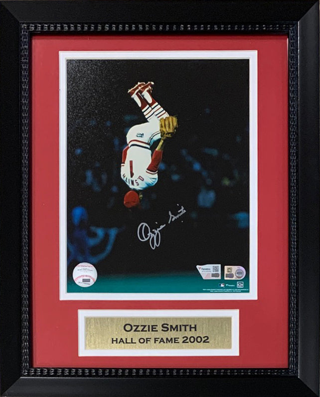 Ozzie Smith Autographed Sports Memorabilia Baseball Collectibles