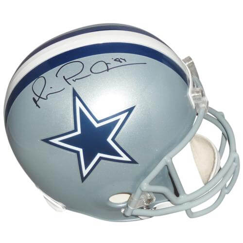 Autographed Michael Irvin Dallas Cowboys Deluxe Full-Size Replica Helmet - Irvin Holo-Powers Sports Memorabilia