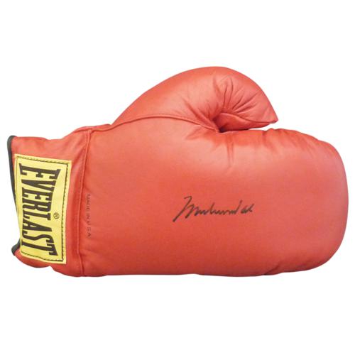Autographed Muhammad Ali Everlast Red Boxing Glove - JSA Full Letter