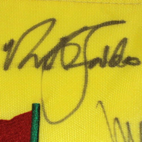 Autographed Masters Golf Pin Flag by 21 Former Champions #16-Powers Sports Memorabilia