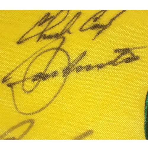 Autographed Masters Golf Pin Flag by 21 Former Champions #16-Powers Sports Memorabilia