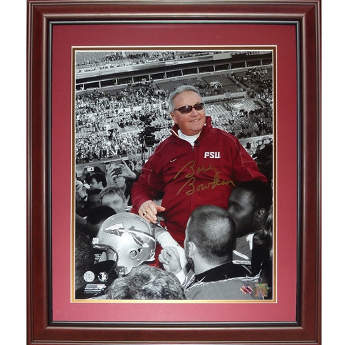 Autographed Bobby Bowden Florida State FSU Seminoles (Last Game "Spotlight") Deluxe Framed 16x20 Photo-Powers Sports Memorabilia