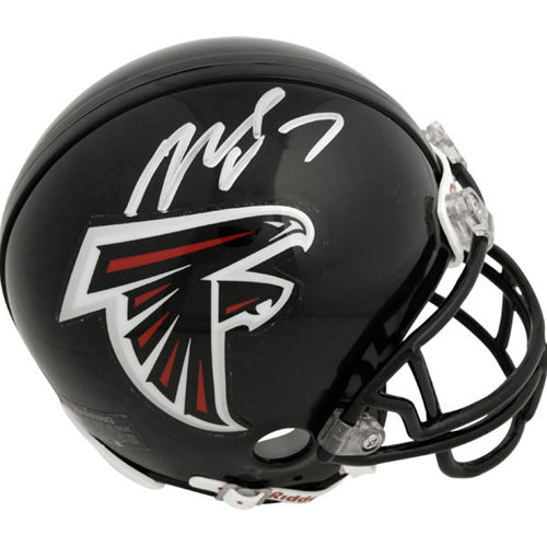 Autographed Michael Vick Atlanta Falcons Mini Helmet-Powers Sports Memorabilia