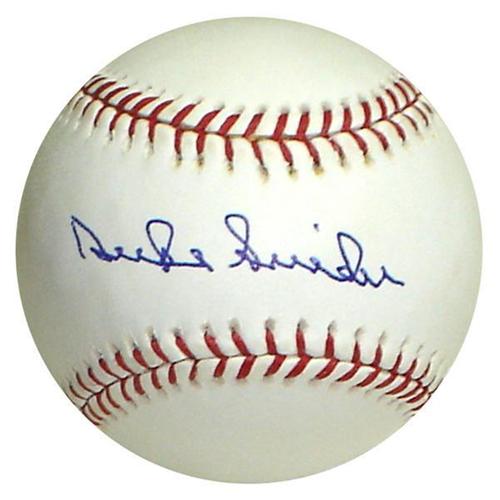 Autographed Duke Snider MLB Baseball-Powers Sports Memorabilia