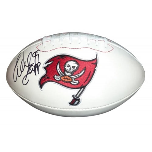 Autographed Warren Sapp Tampa Bay Buccaneers Logo Football - JSA-Powers Sports Memorabilia