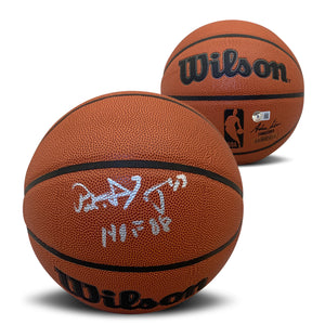 Patrick Ewing Autographed NBA Signed Full Size Replica Basketball Hall of Fame HOF 2008 Beckett COA-Powers Sports Memorabilia