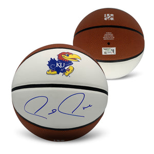 Paul Pierce Autographed Kansas Jayhawks Signed Basketball Fanatics Authentic COA-Powers Sports Memorabilia