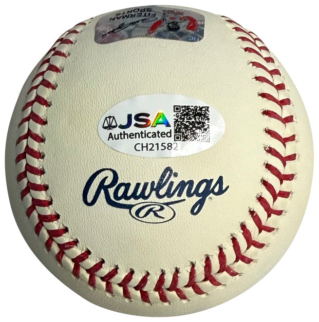 Pete Rose Autographed MLB Hall of Fame HOF Logo Signed Baseball JSA COA With UV Display Case A-Powers Sports Memorabilia