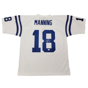 Peyton Manning Signed 2006 Indianapolis Colts Mitchell & Ness White Throwback Jersey | - Fanatics-Powers Sports Memorabilia