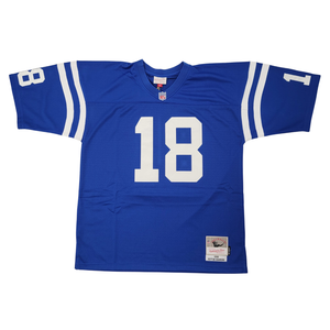Peyton Manning Signed 1998 Indianapolis Colts Mitchell & Ness Throwback Blue Jersey | - Fanatics-Powers Sports Memorabilia