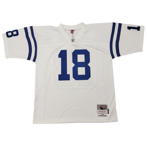 Peyton Manning Signed 2006 Indianapolis Colts Mitchell & Ness White Throwback Jersey | - Fanatics-Powers Sports Memorabilia