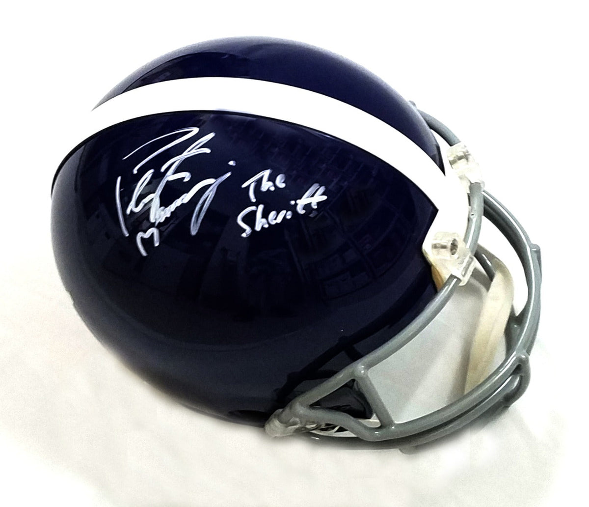 Peyton Manning Autographed Indianapolis Colts 1955 T/B Riddell Authentic Helmet W/ The Sheriff Fanatics Authentic-Powers Sports Memorabilia