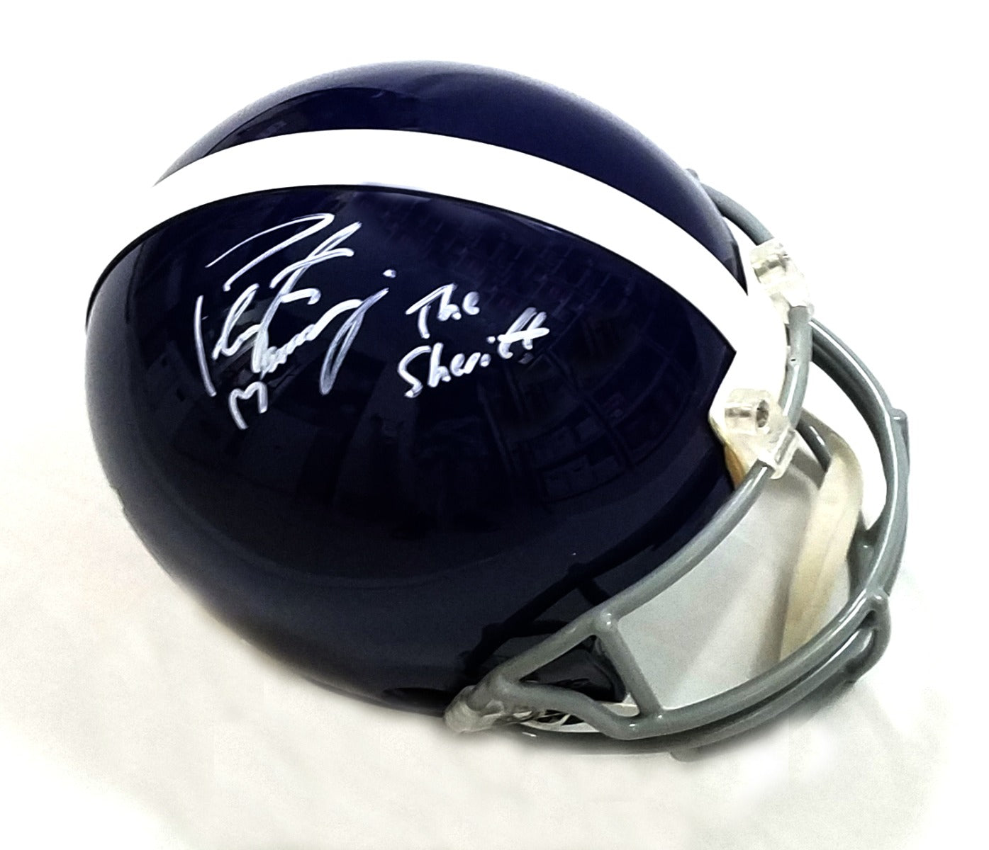 Peyton Manning Signed Indianapolis Colts 1955 T/B Riddell Authentic Full Size Helmet W/ The Sheriff - Fanatics-Powers Sports Memorabilia