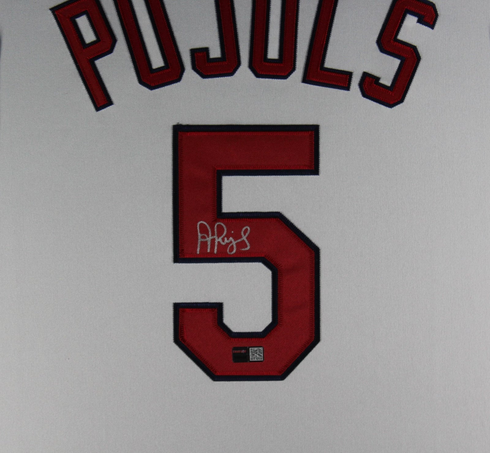 Albert Pujols Autographed St Louis Cardinals Signed Majestic Baseball Framed Jersey TRISTAR COA-Powers Sports Memorabilia