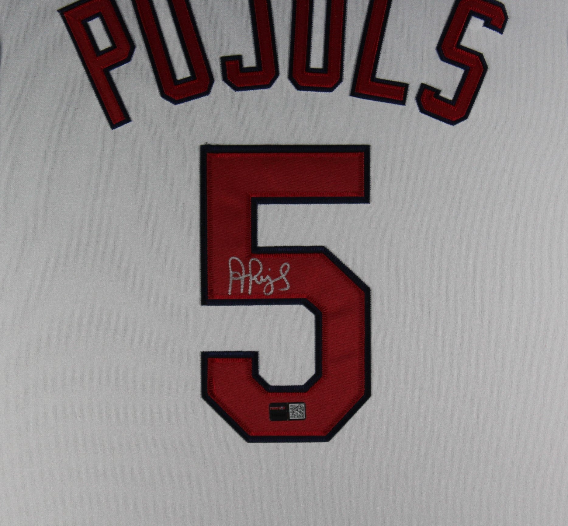 Albert Pujols Autographed St Louis Cardinals Signed Majestic Baseball Framed Jersey TRISTAR COA-Powers Sports Memorabilia