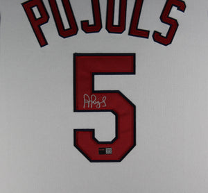 Albert Pujols Autographed St Louis Cardinals Signed Majestic Baseball Framed Jersey TRISTAR COA-Powers Sports Memorabilia
