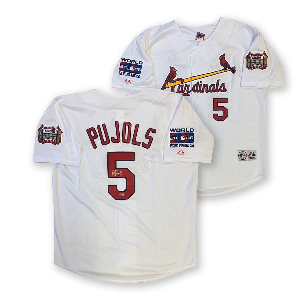 Albert Pujols Autographed St Louis Cardinals Signed Majestic
