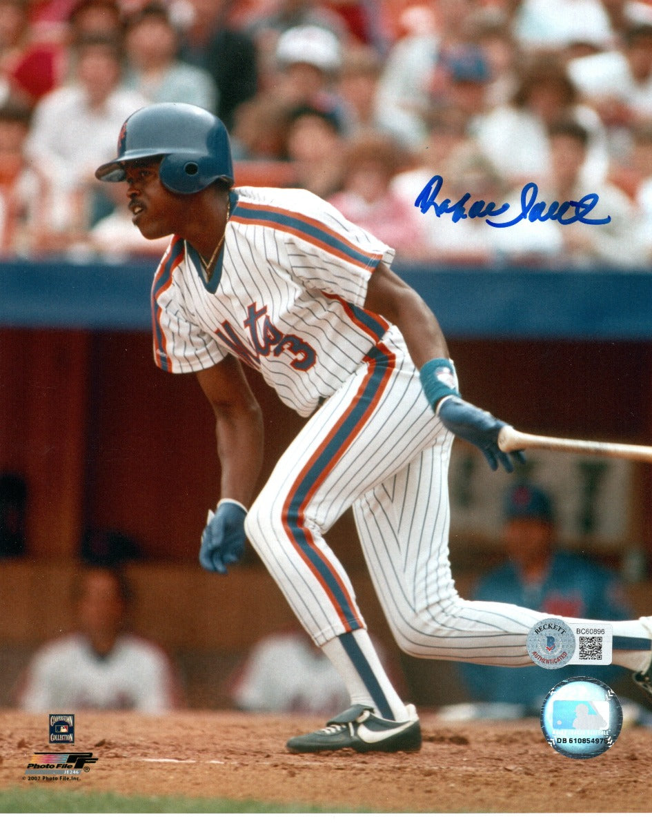 Rafael Santana Autographed New York Mets 8x10 Photo Beckett Authenticated-Powers Sports Memorabilia