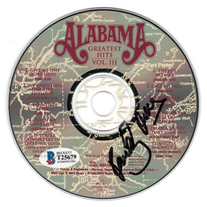 Randy Owen Autographed Alabama Greatest Hits III CD With Cover Beckett Authenticated-Powers Sports Memorabilia
