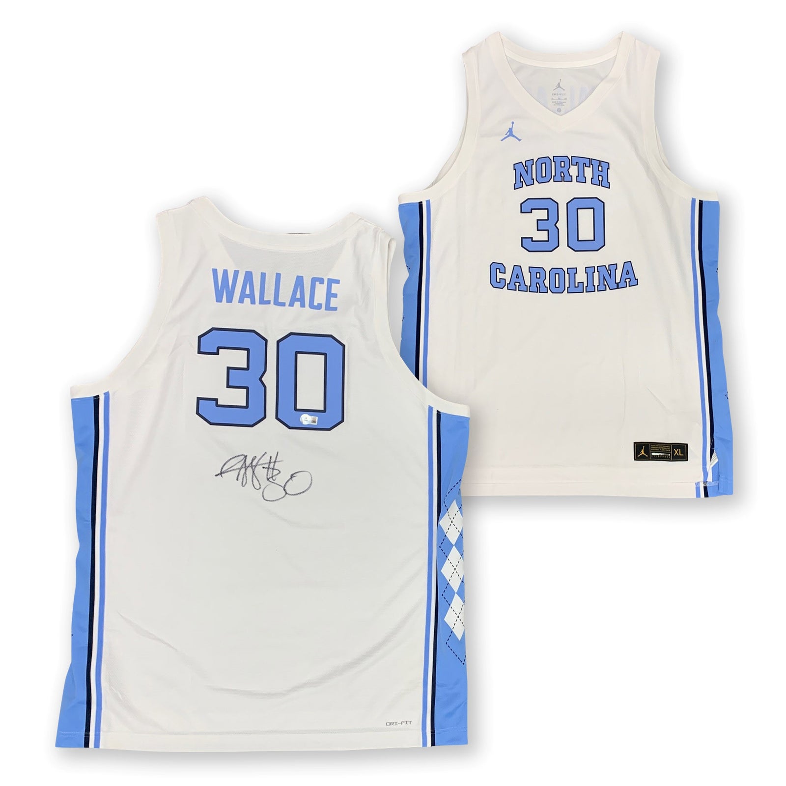 Objets de collection de souvenirs sportifs dédicacés par North Carolina Tar Heels