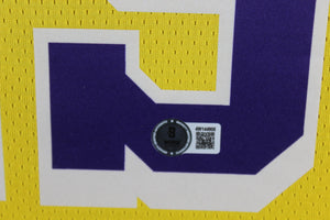 Austin Reaves Autographed Los Angeles Lakers Signed Nike Swingman Gold Basketball Framed Jersey HILLBILLY KOBE Beckett Authenticated COA-Powers Sports Memorabilia