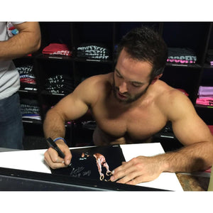 Rich Froning Jr Autographed Fitness Signed Muscle Up 8x10 Photo JSA COA-Powers Sports Memorabilia