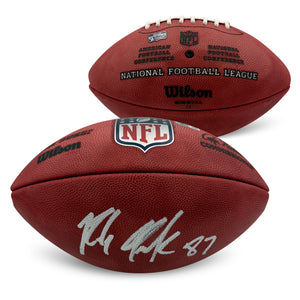 Rob Gronkowski Autographed NFL Duke Authentic Game Signed Football Beckett Certified COA