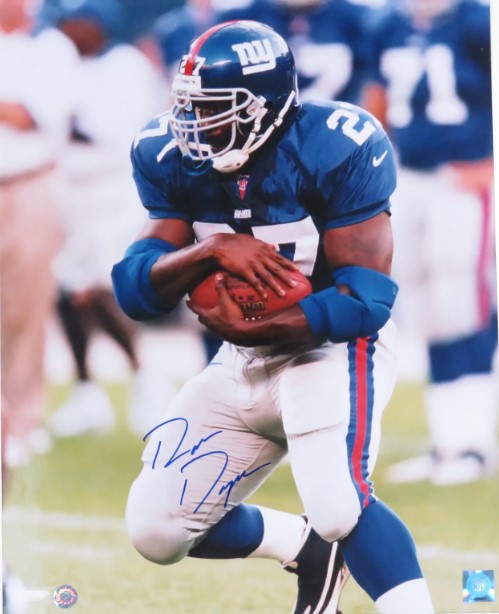 Ron Dayne Autographed Sports Memorabilia Collectibles