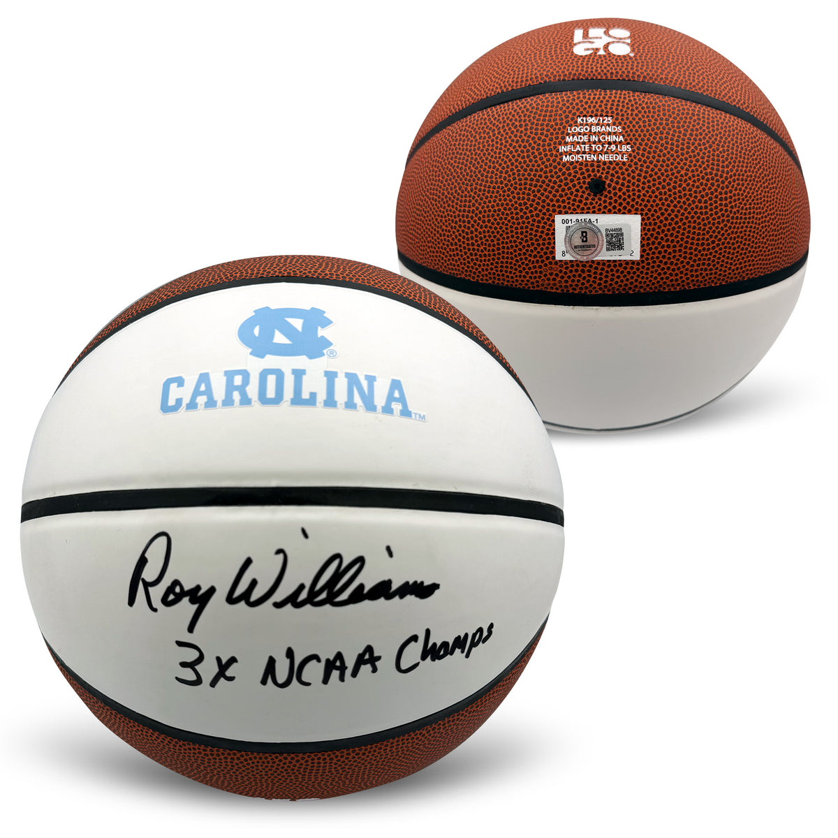 Roy Williams Autographed North Carolina Basketball Beckett