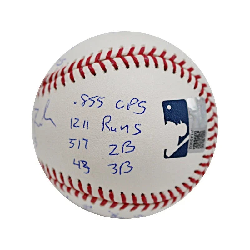 Scott Rolen St. Louis Cardinals Signed 15 Inscription Career Stats MLB Baseball-Powers Sports Memorabilia