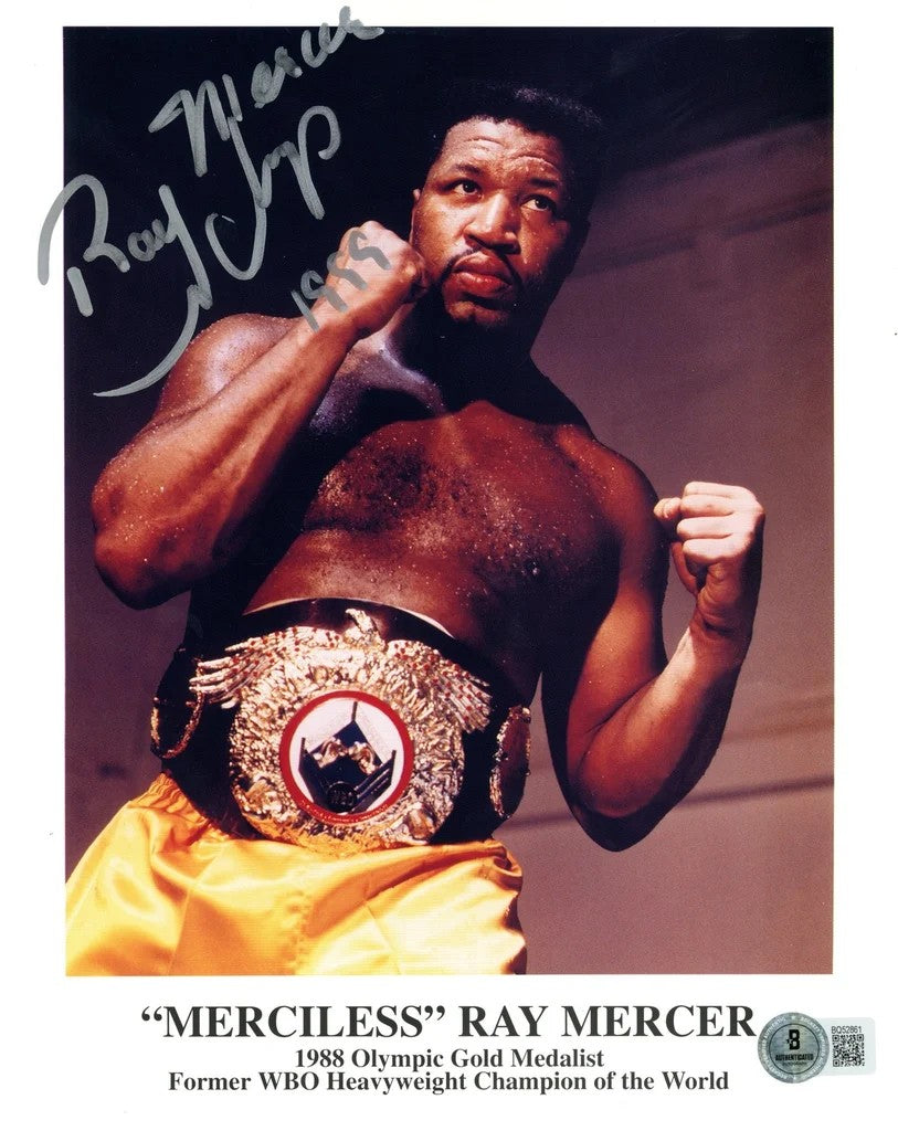Ray Mercer Autograph Signing-Powers Sports Memorabilia