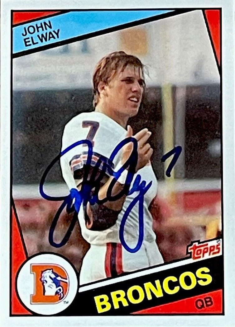 John Elway Autograph Signing-Powers Sports Memorabilia