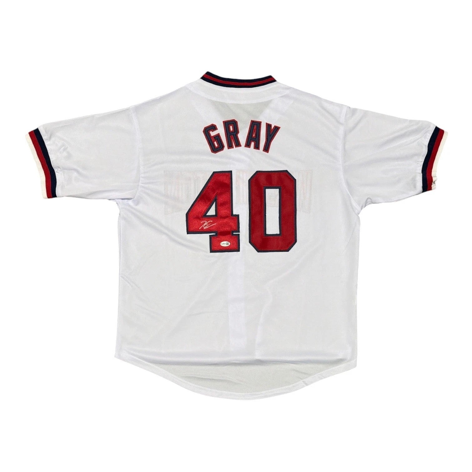 Josiah Gray Signed Custom Jersey JSA Authenticated-Powers Sports Memorabilia