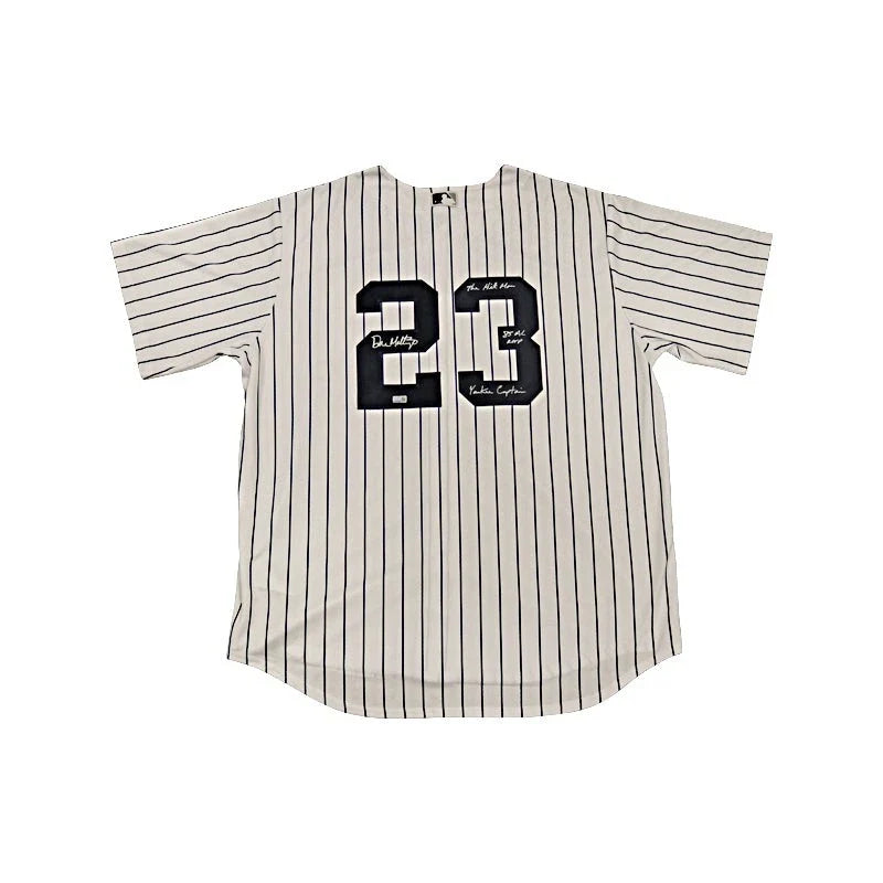 Don Mattingly New York Yankees Signed Nike Home Jersey with 3 Inscriptions