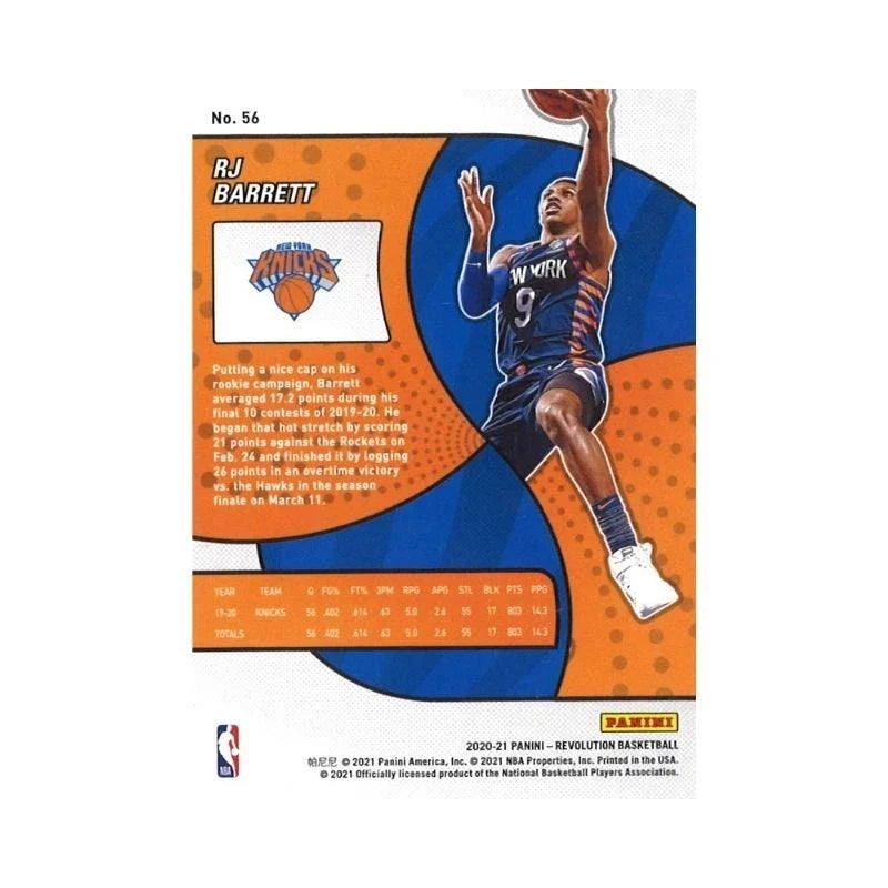 2020-21 Panini Revolution RJ Barrett Autograph-Powers Sports Memorabilia