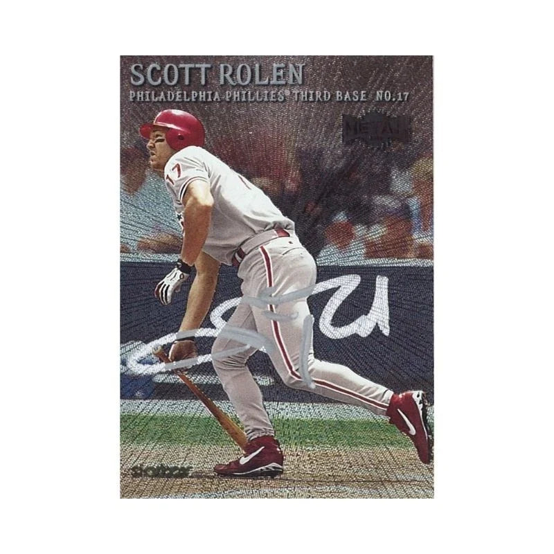 2000 Skybox Metal Scott Rolen Autograph-Powers Sports Memorabilia