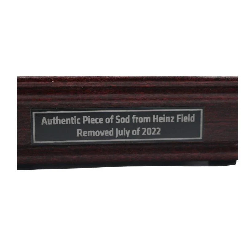 Pittsburgh Steelers Authentic Piece of Freeze Dried Sod from Heinz Field with Display Case-Powers Sports Memorabilia