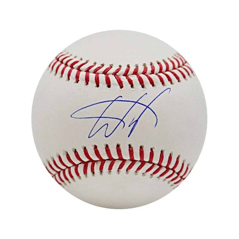 Wander Franco Tampa Bay Rays Signed MLB Baseball-Powers Sports Memorabilia