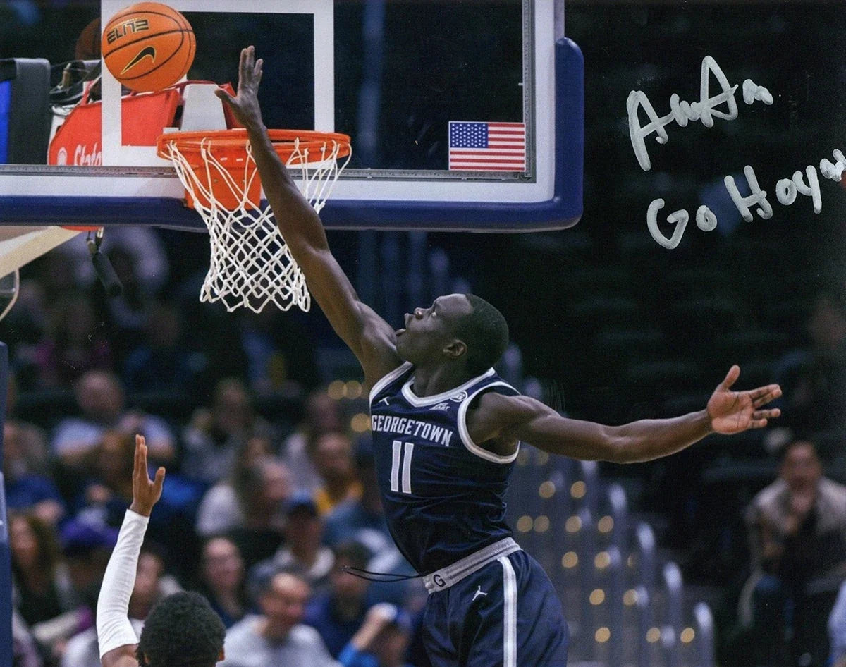 Akok Akok Georgetown Hoyas Signed 16x20 Photo-Powers Sports Memorabilia