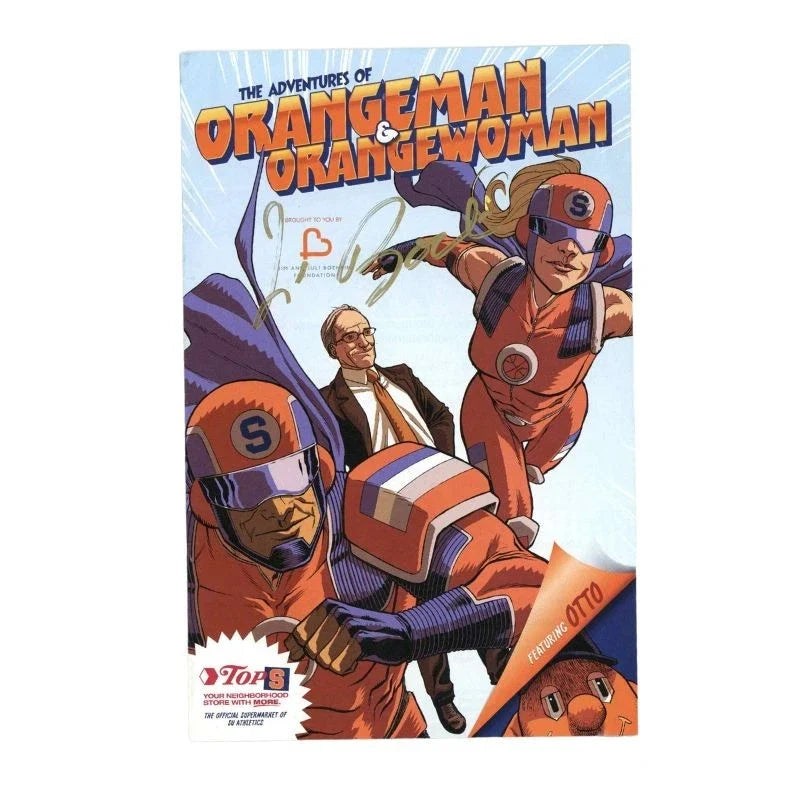 Jim Boeheim Signed The Adventures of Orangeman and Orangewoman Comic Book-Powers Sports Memorabilia