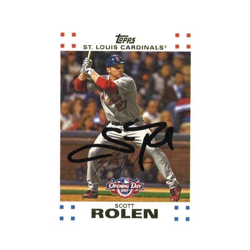 2007 Topps Opening Day Scott Rolen Autograph-Powers Sports Memorabilia