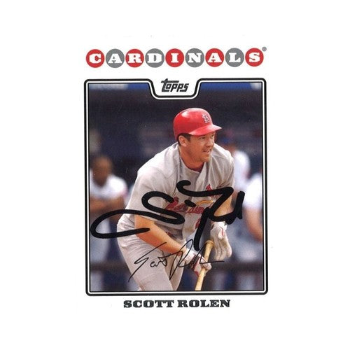 2008 Topps Scott Rolen Autograph-Powers Sports Memorabilia